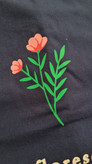 تاپ طرح چاپی گل نخ پنبه قواره بزرگ 🌷