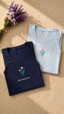 تاپ طرح چاپی گل نخ پنبه قواره بزرگ 🌷