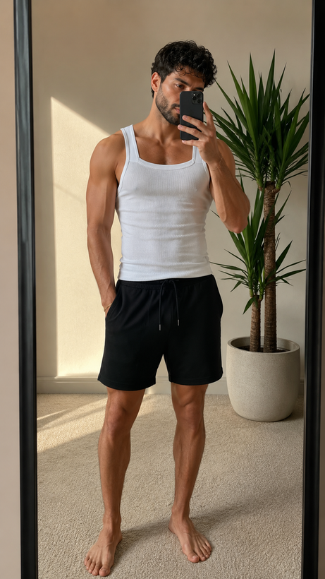 زیرپوش یقه خشتی مردانه نخی برند دوک👕